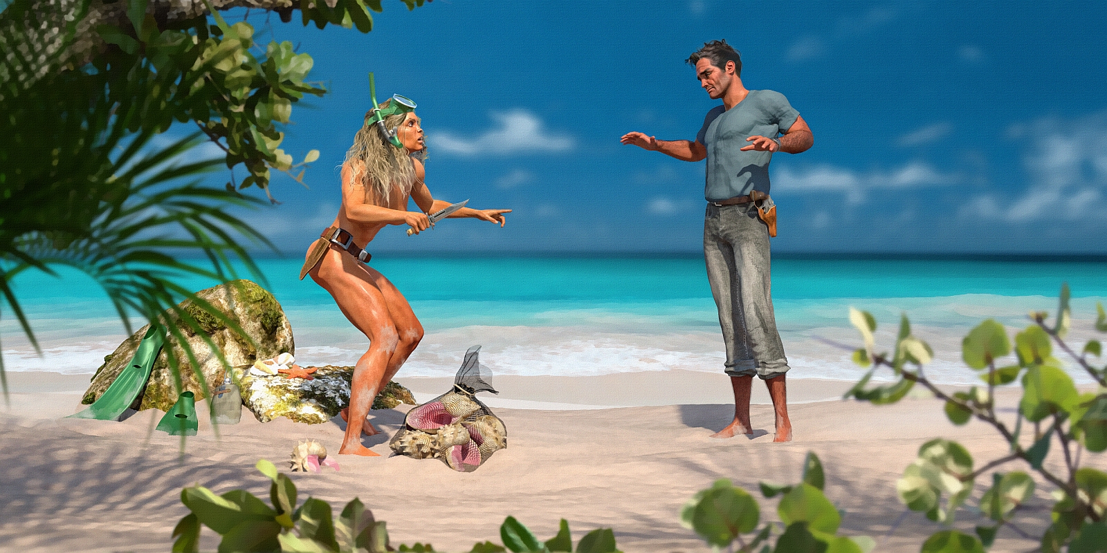 1958_DRNO 00_DR NO_Honey meets Bond1a