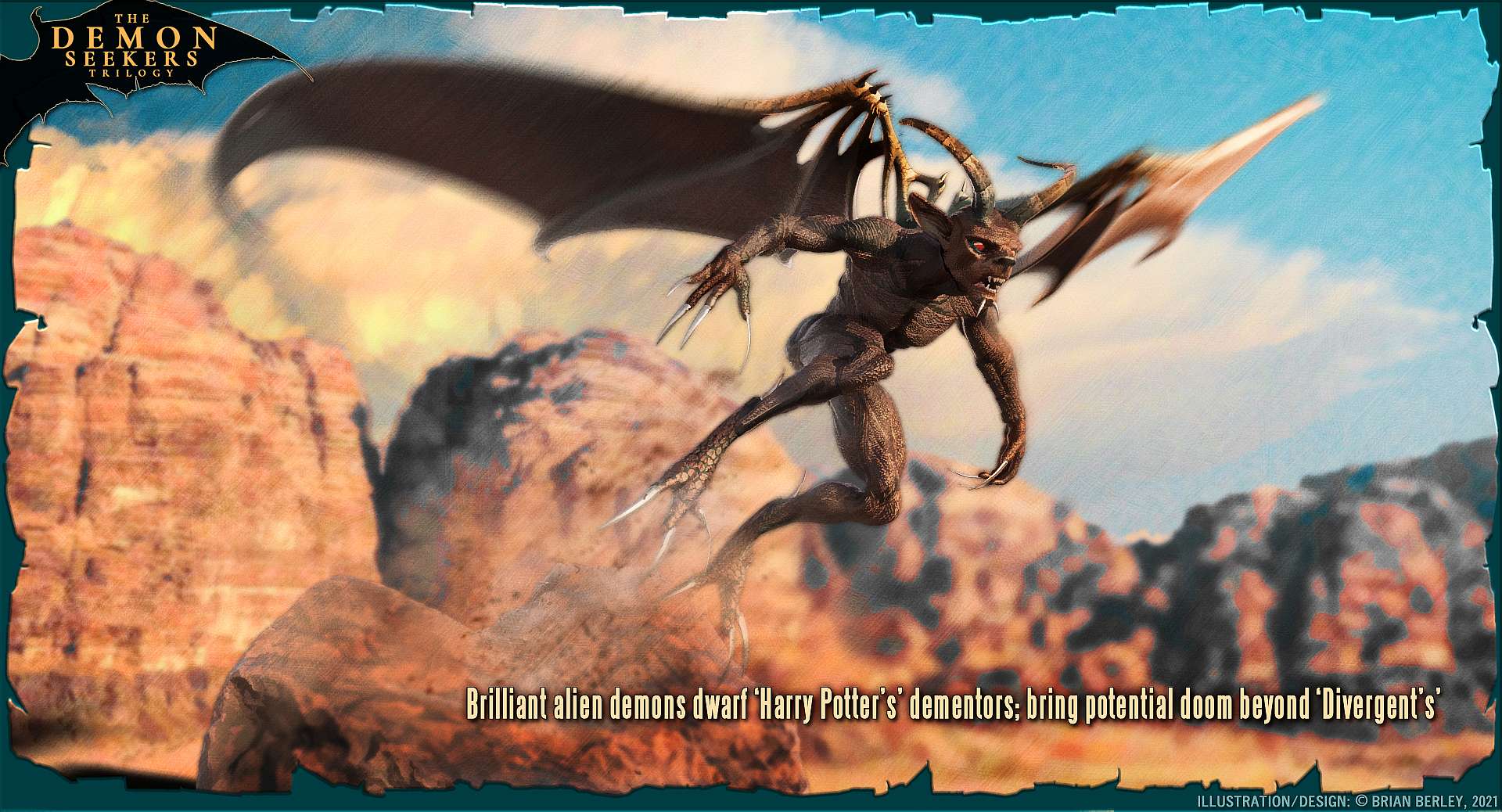 DEMON SEEKERS DECK 06 DEMON FLIGHT POSE1A